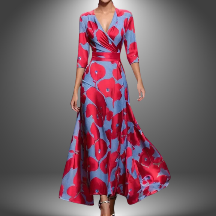 Ada - Elegant Floral Maxi Dress