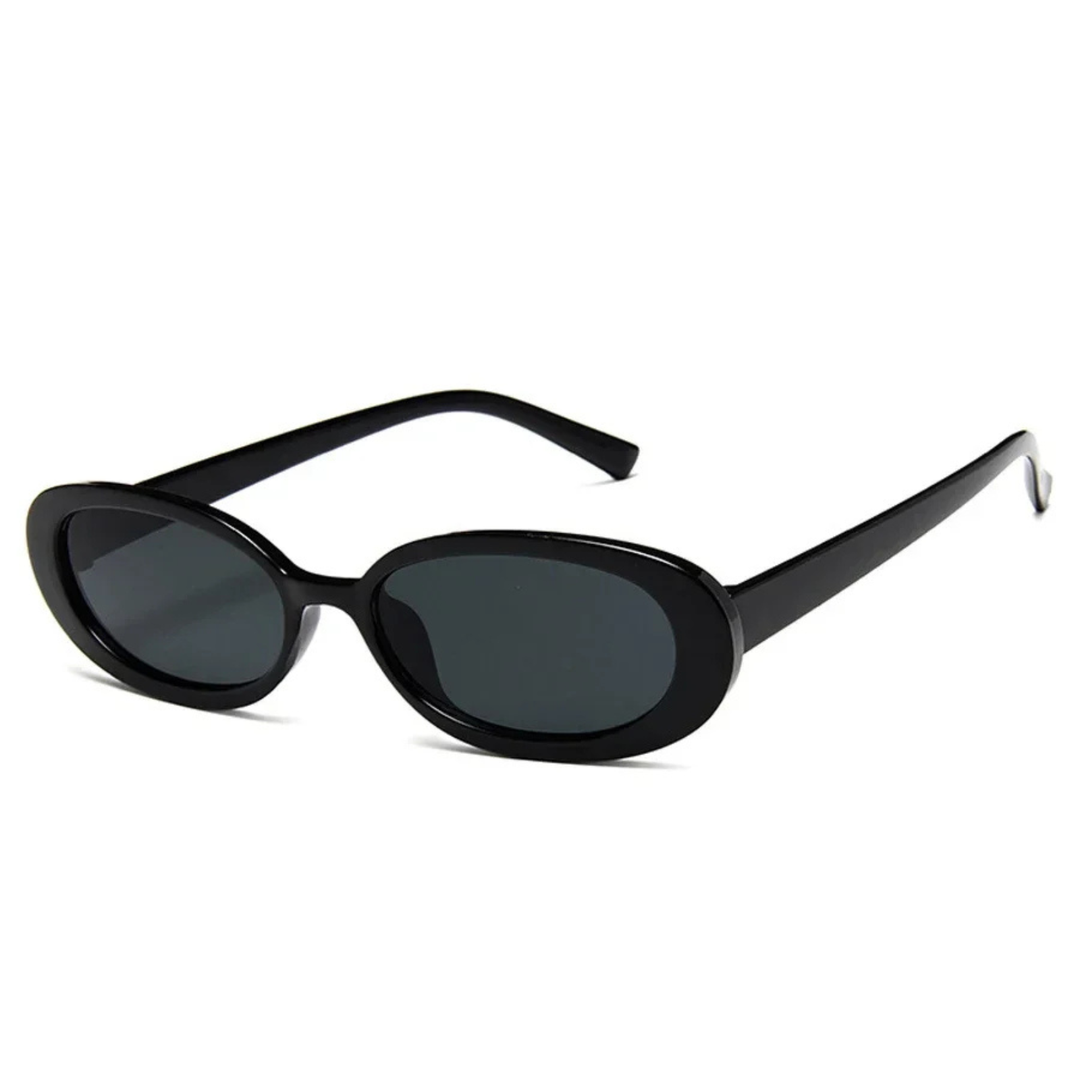 Lana | Women's UV-Protection Retro Oval Sunglasses Set