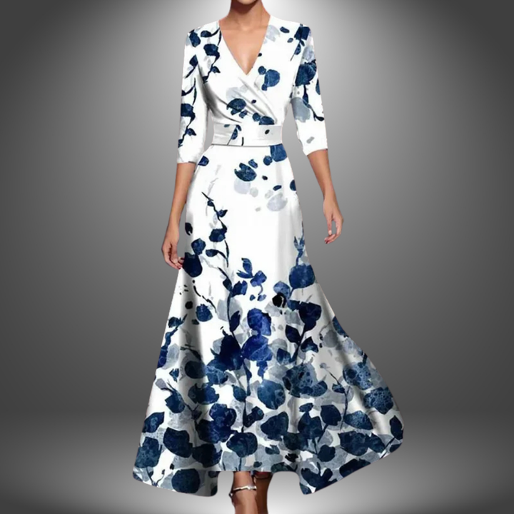 Ada - Elegant Floral Maxi Dress