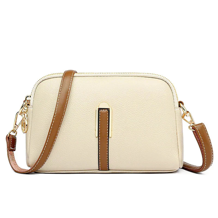 Neve | Women's Leather Zip-Top Compact Crossbody Bag