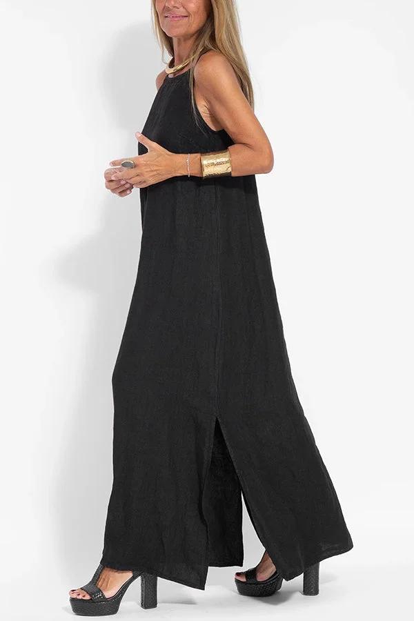 Dalia's Laidback Ease | Sleeveless Maxi Dress
