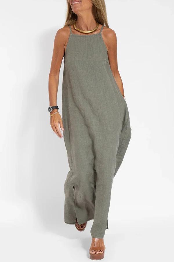 Dalia's Laidback Ease | Sleeveless Maxi Dress