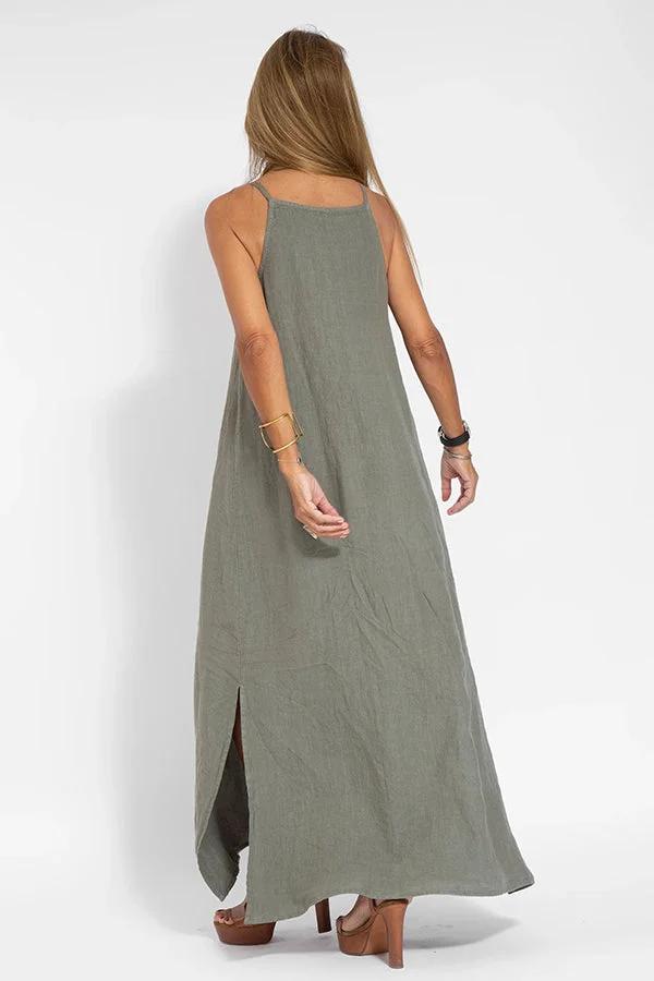 Dalia's Laidback Ease | Sleeveless Maxi Dress