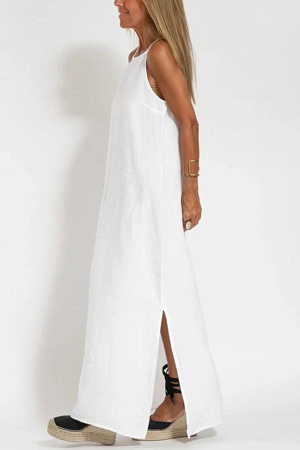 Dalia's Laidback Ease | Sleeveless Maxi Dress
