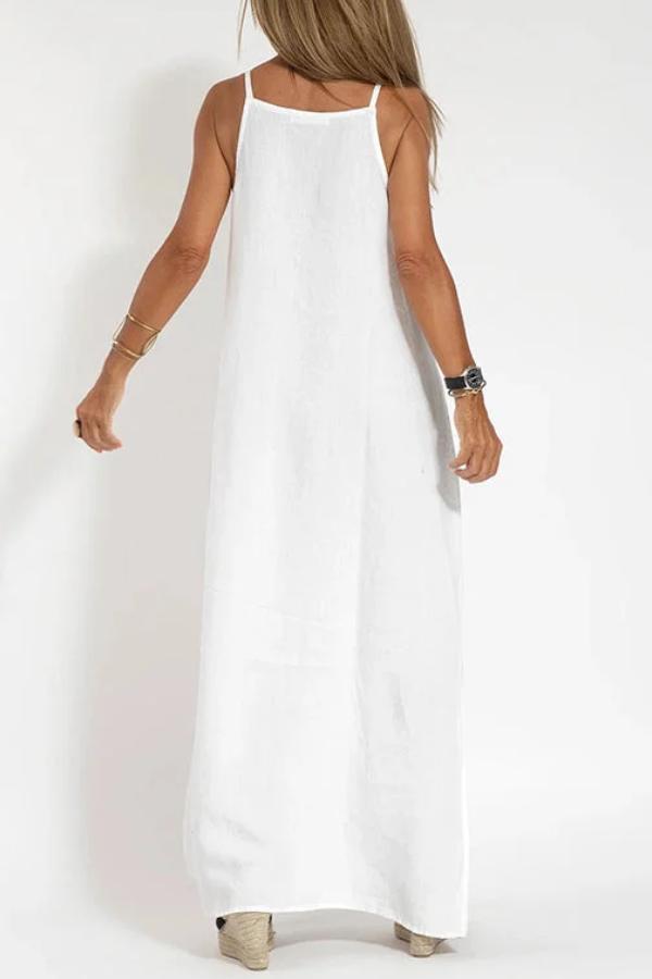 Dalia's Laidback Ease | Sleeveless Maxi Dress