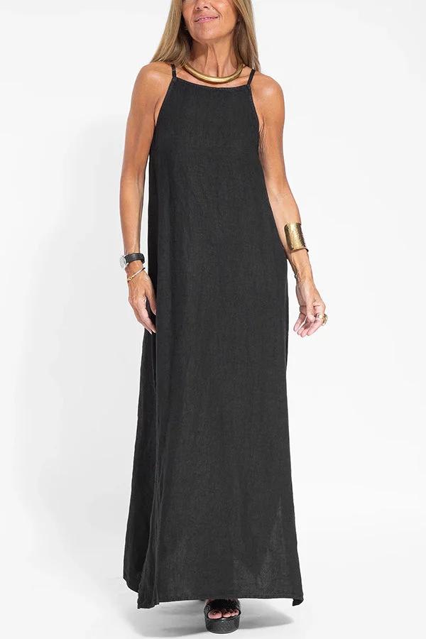 Dalia's Laidback Ease | Sleeveless Maxi Dress