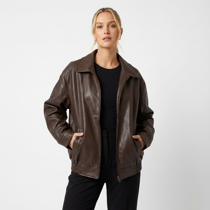 Amy | Women's Oversized Bomber Jacket