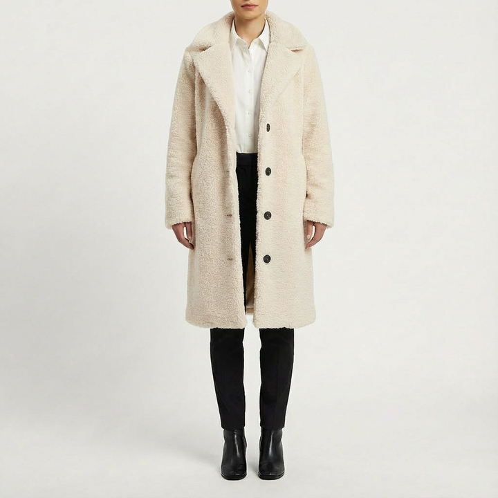 Ava | Women's Oversized Long Teddy Coat