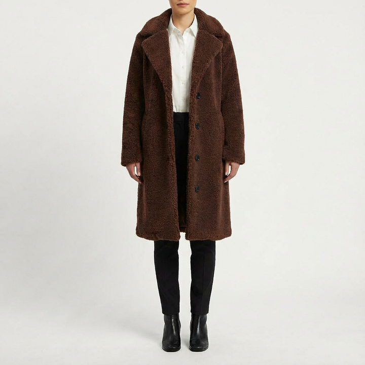 Ava | Women's Oversized Long Teddy Coat