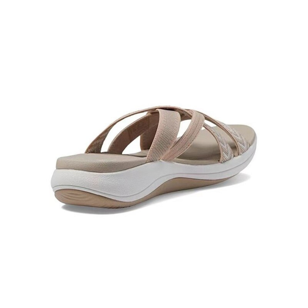 Britt | Women's Orthopedic Crossover Strap Comfort Slides