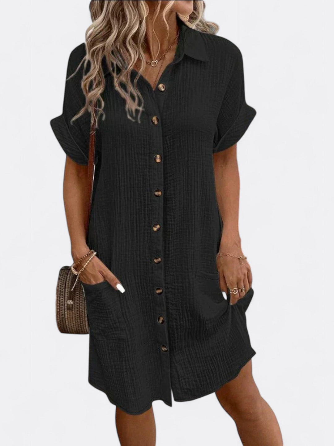 Chelsey's Casual Chic | Button-Up Shirt Dress