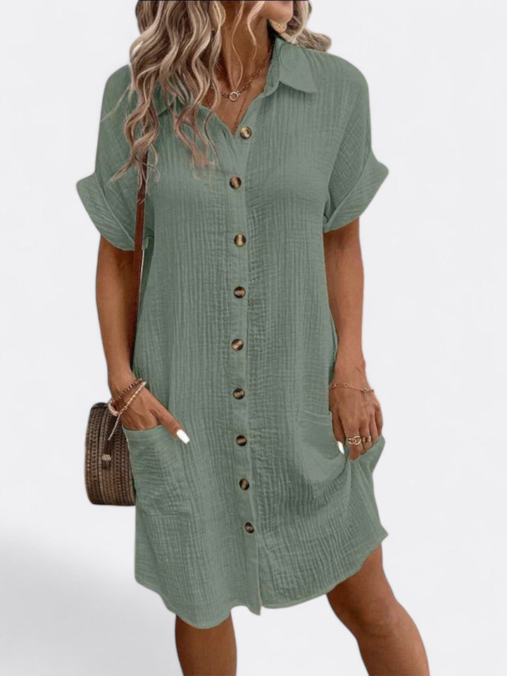 Chelsey's Casual Chic | Button-Up Shirt Dress