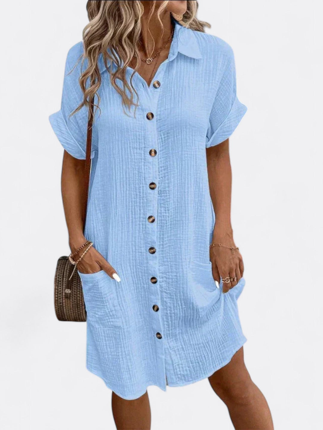 Chelsey's Casual Chic | Button-Up Shirt Dress