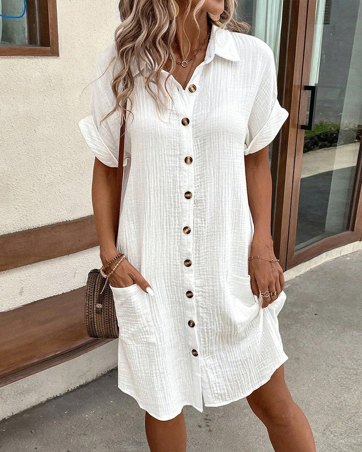Chelsey's Casual Chic | Button-Up Shirt Dress