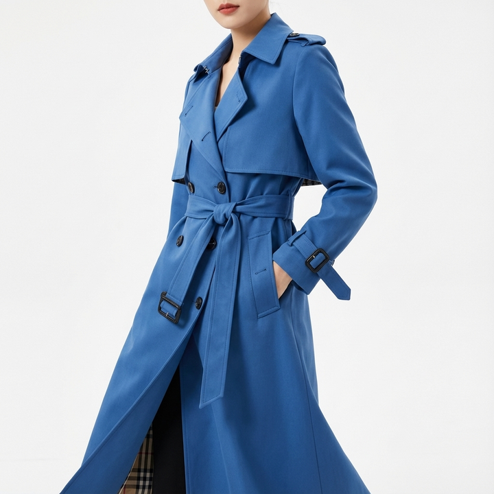 Carmen | Women's Double-Breasted Belted Trench Coat