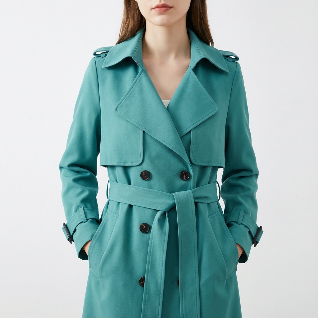 Carmen | Women's Double-Breasted Belted Trench Coat