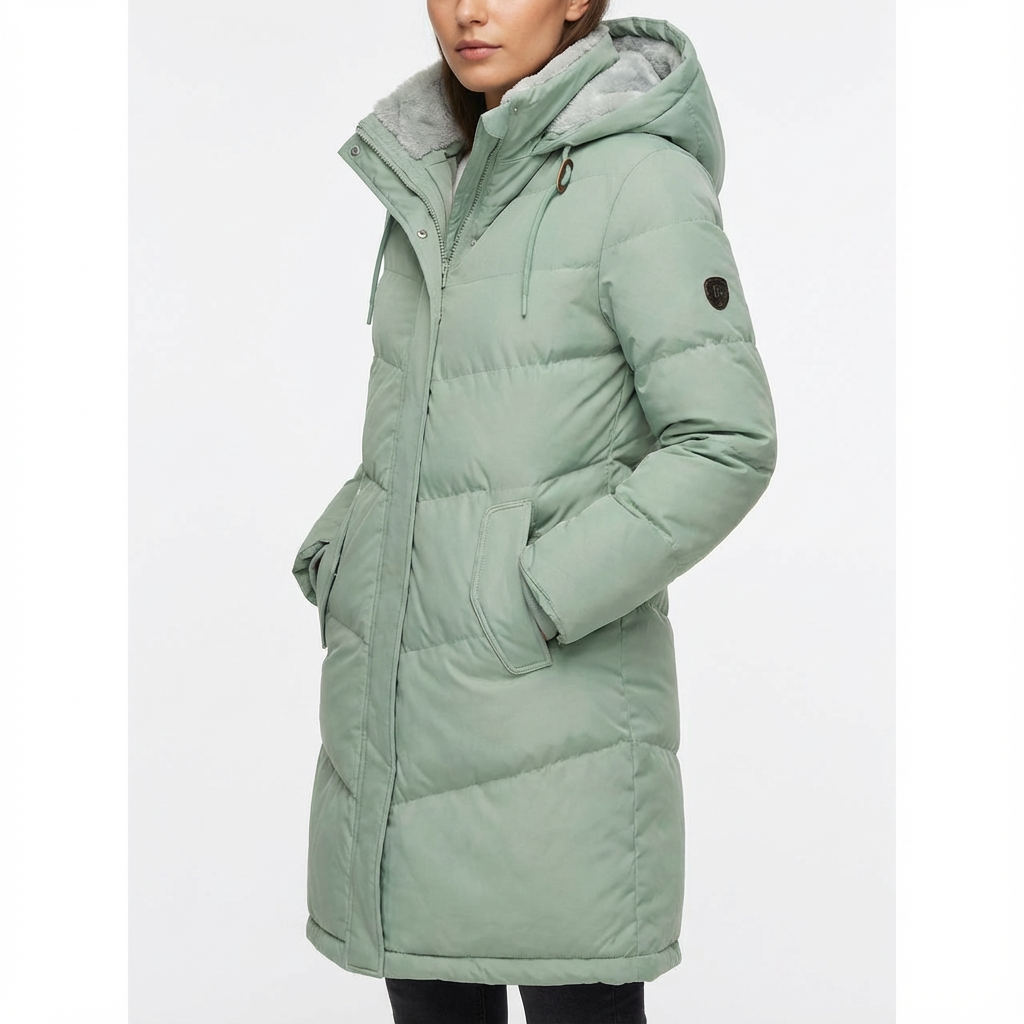 Cassandra | Women's Hooded Long Puffer Coat