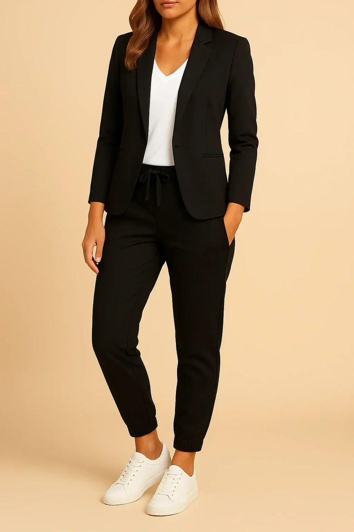 Camille's Confident Edge | Tailored Pantsuit Set