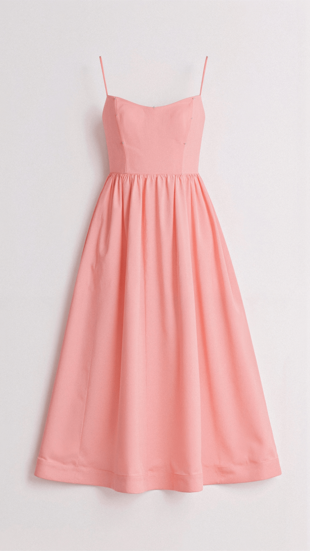 Sophia's Effortless Elegance | Strapless Midi Dress