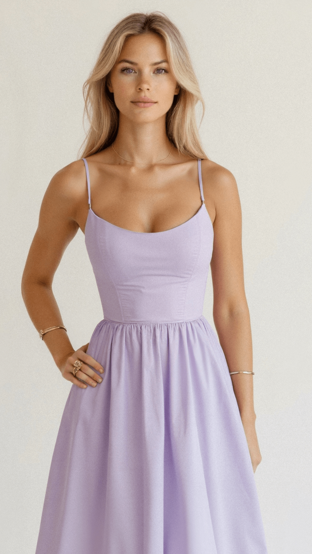 Sophia's Effortless Elegance | Strapless Midi Dress