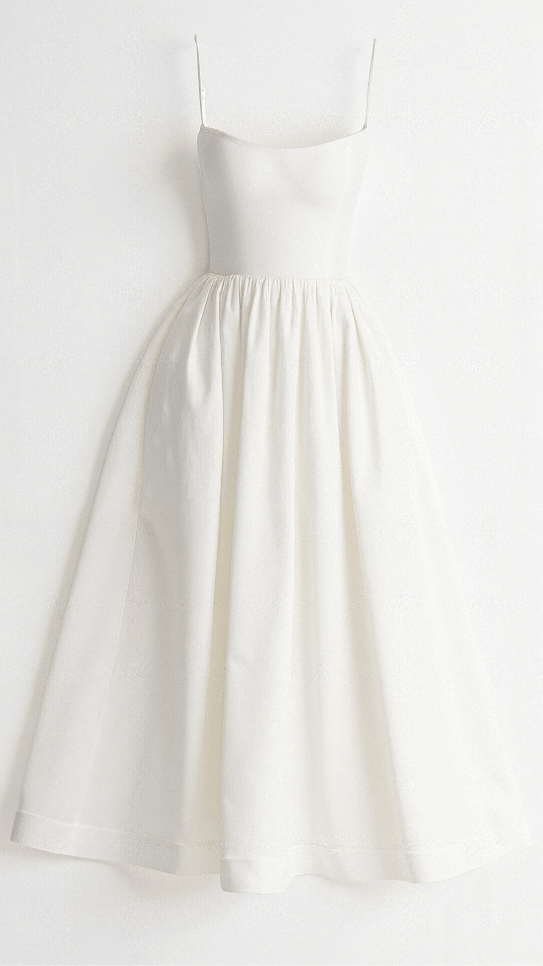 Sophia's Effortless Elegance | Strapless Midi Dress