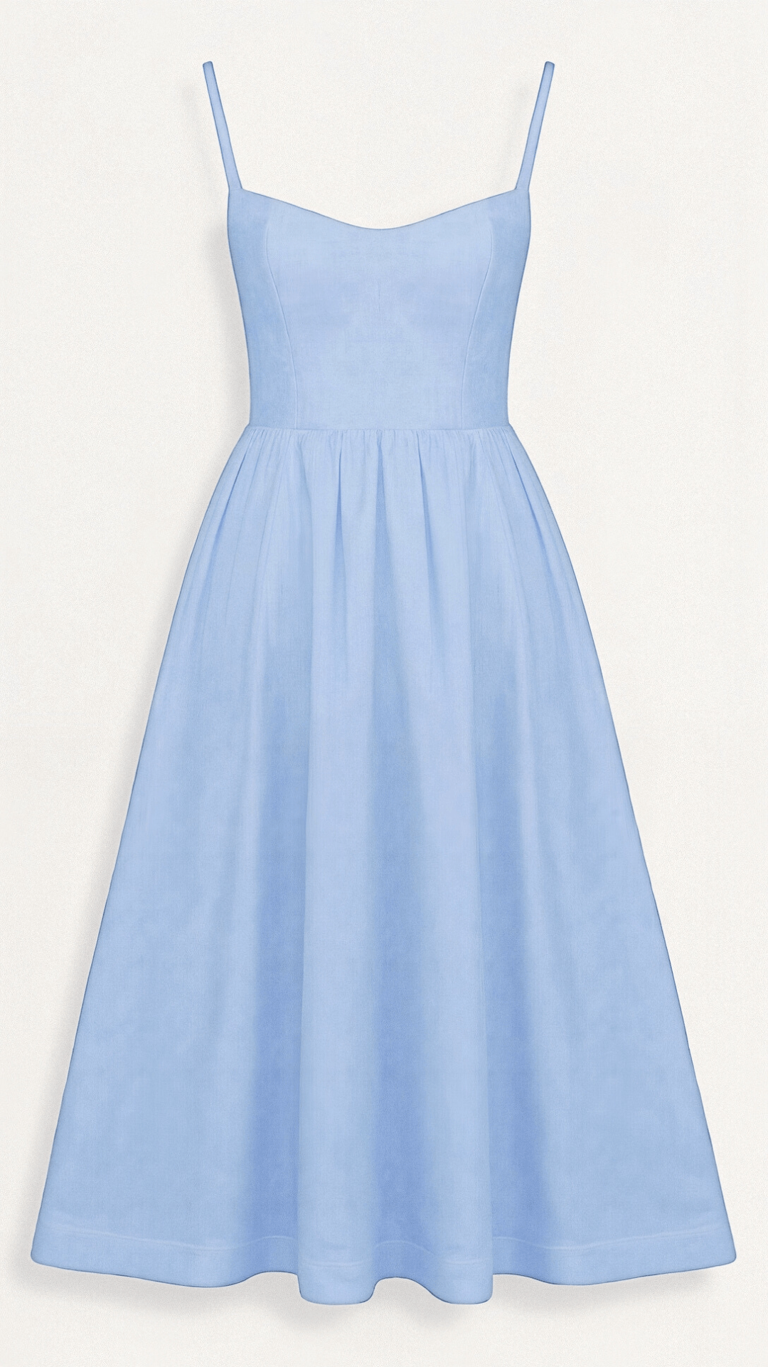 Sophia's Effortless Elegance | Strapless Midi Dress