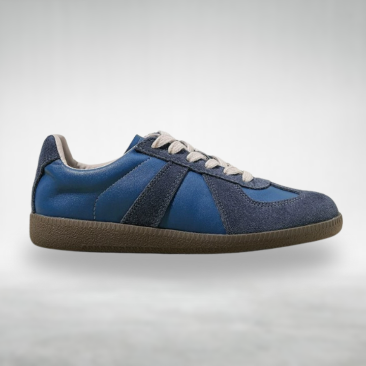 Cleo | Women's Suede Retro Lace Up Gum Sole Sneakers