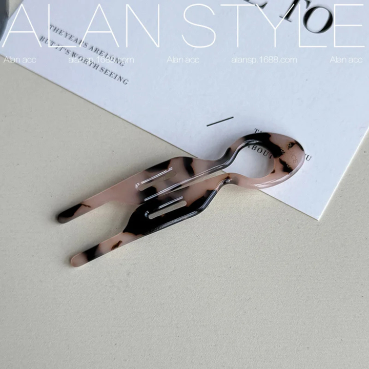 Colette | Women's Acetate U-Shaped Hair Fork Clip