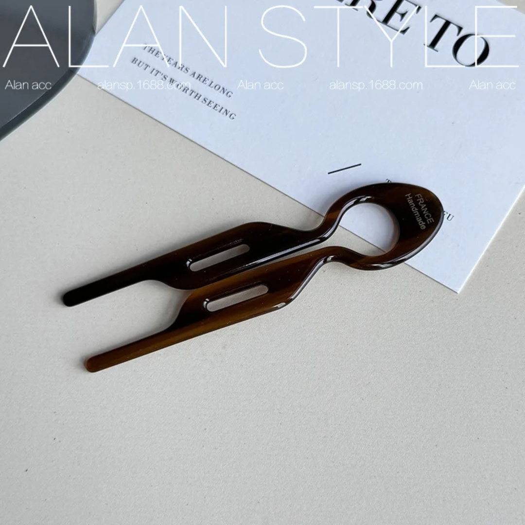 Colette | Women's Acetate U-Shaped Hair Fork Clip