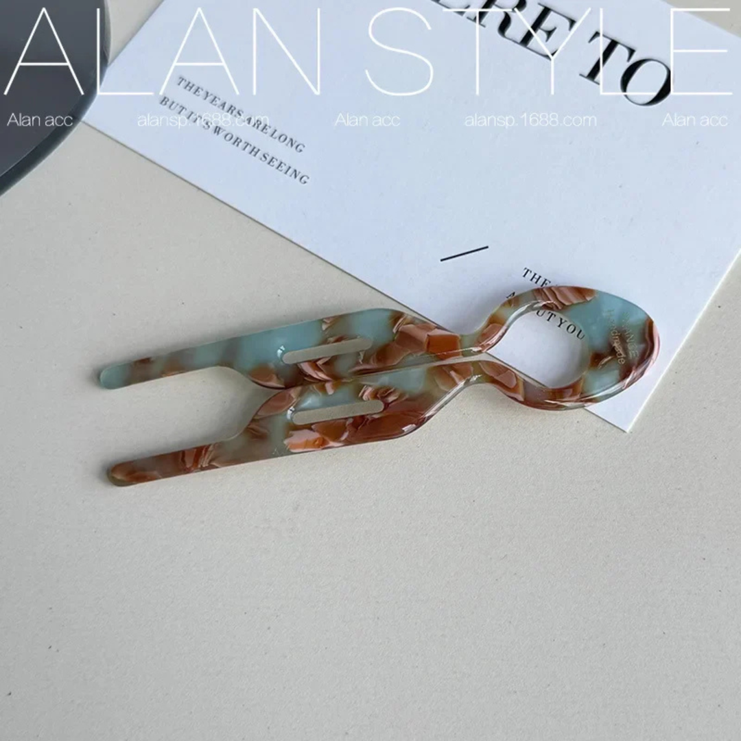 Colette | Women's Acetate U-Shaped Hair Fork Clip