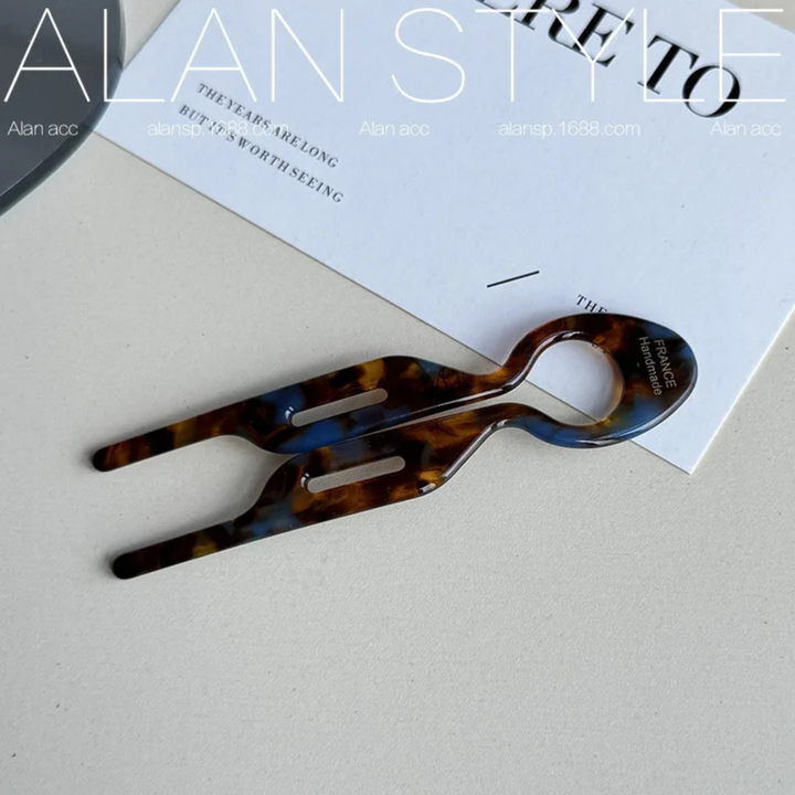 Colette | Women's Acetate U-Shaped Hair Fork Clip