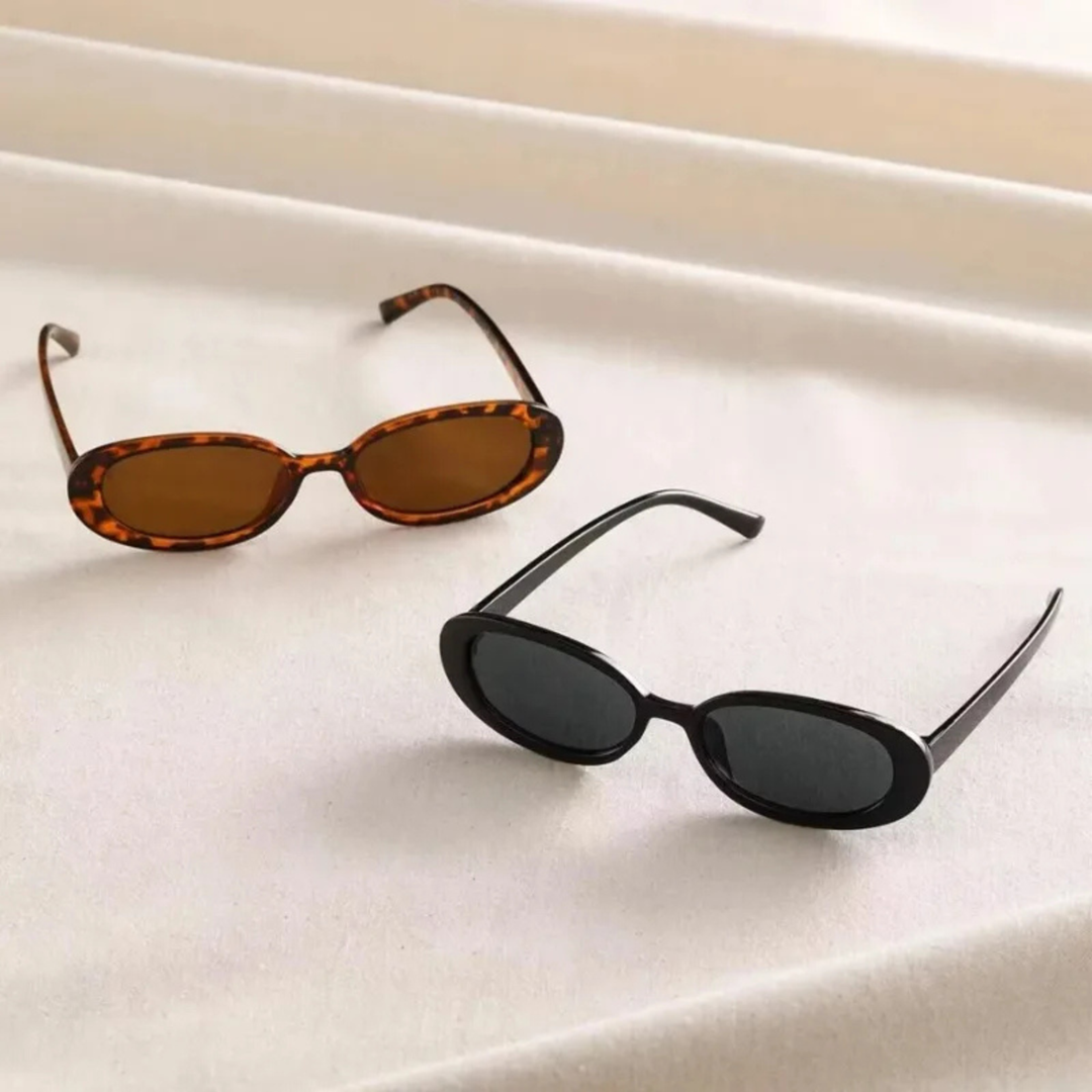 Fernanda | Women's UV-Protection Retro Oval Sunglasses