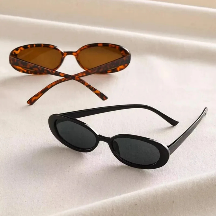 Fernanda | Women's UV-Protection Retro Oval Sunglasses