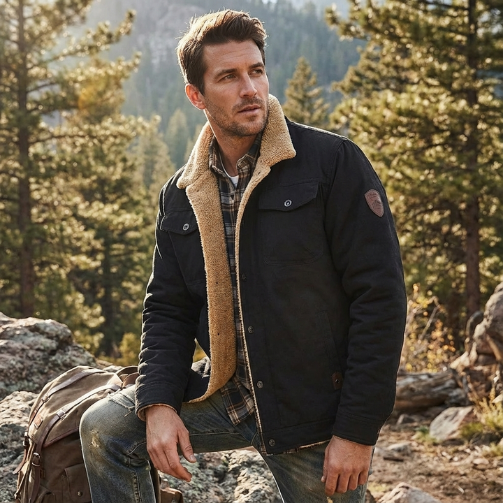 George | Men's Sherpa Collar Trucker Jacket