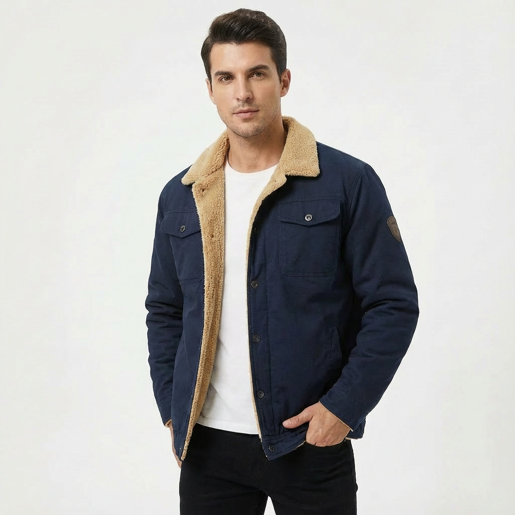 George | Men's Sherpa Collar Trucker Jacket