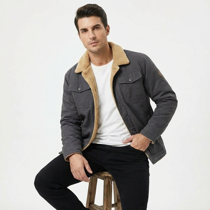 George | Men's Sherpa Collar Trucker Jacket