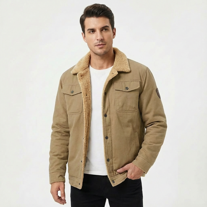 George | Men's Sherpa Collar Trucker Jacket
