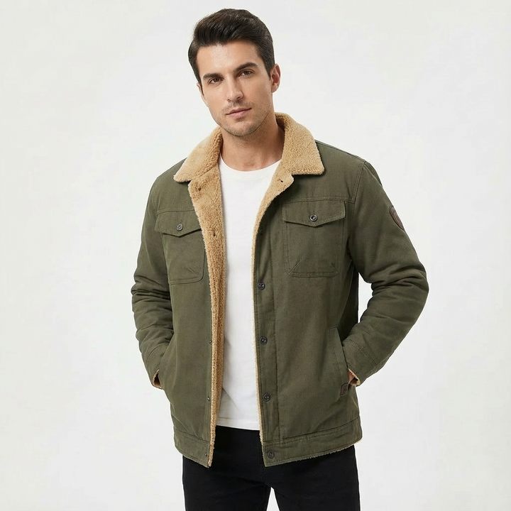 George | Men's Sherpa Collar Trucker Jacket
