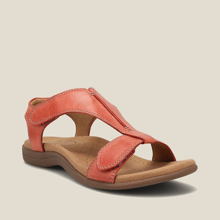 Harlow | Women's Leather Arch-Support Adjustable Strap Sandals