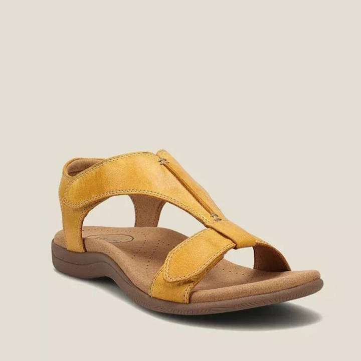 Harlow | Women's Leather Arch-Support Adjustable Strap Sandals