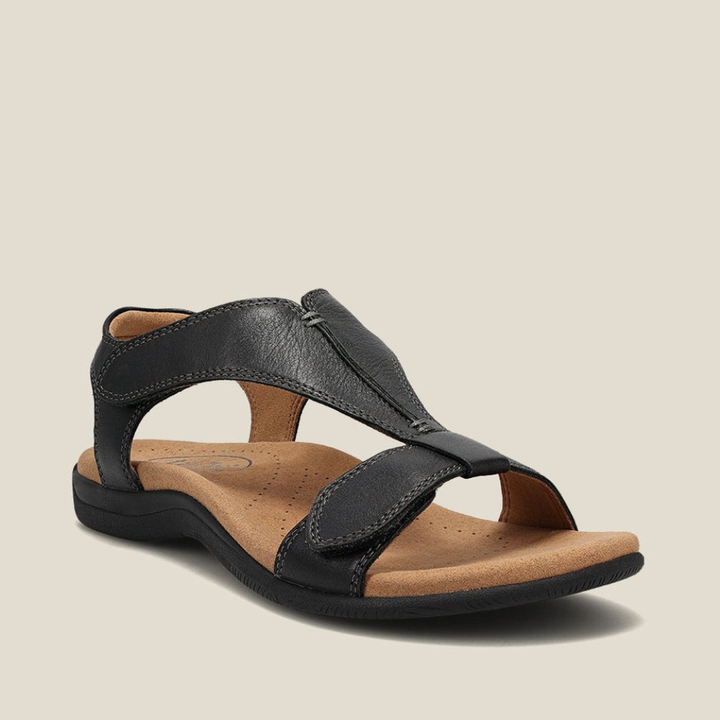 Harlow | Women's Leather Arch-Support Adjustable Strap Sandals