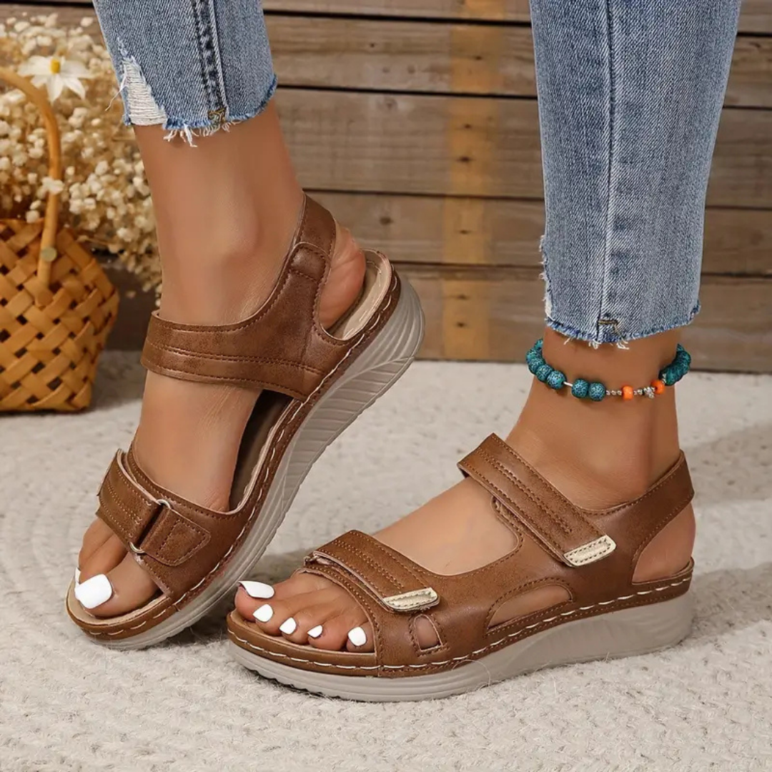 Haven | Women's Orthopedic Adjustable Strap Platform Sandals