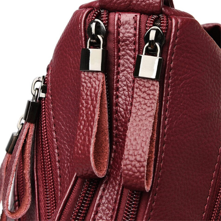 Inara | Women's Vegan Leather Multi-Pocket Hobo Crossbody Bag