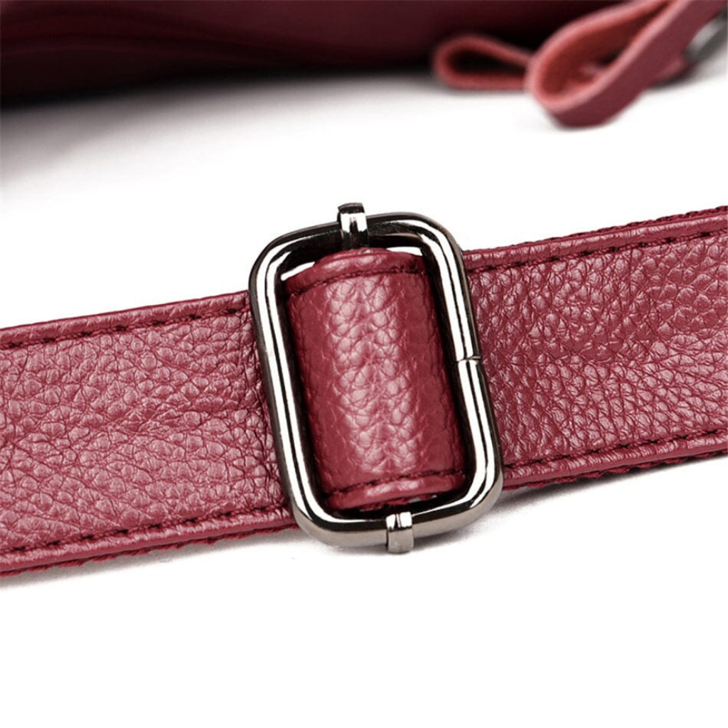 Inara | Women's Vegan Leather Multi-Pocket Hobo Crossbody Bag