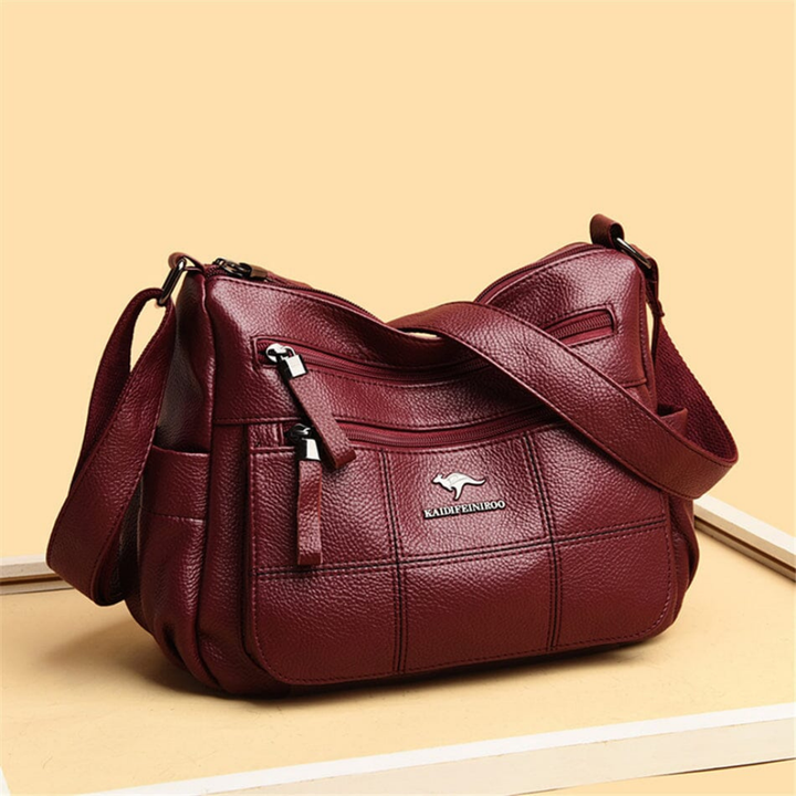 Inara | Women's Vegan Leather Multi-Pocket Hobo Crossbody Bag