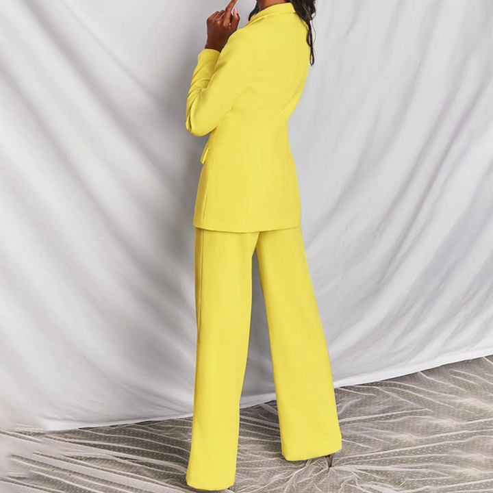 Joelle | Women's Stretch Wide-Leg Trouser Suit Chic
