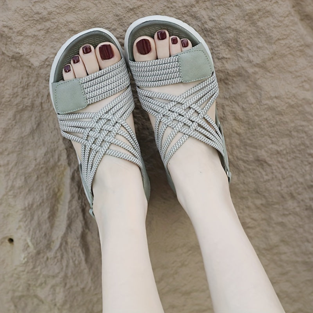 Kessler | Women's Breathable Strappy Cage Slingback Sandals
