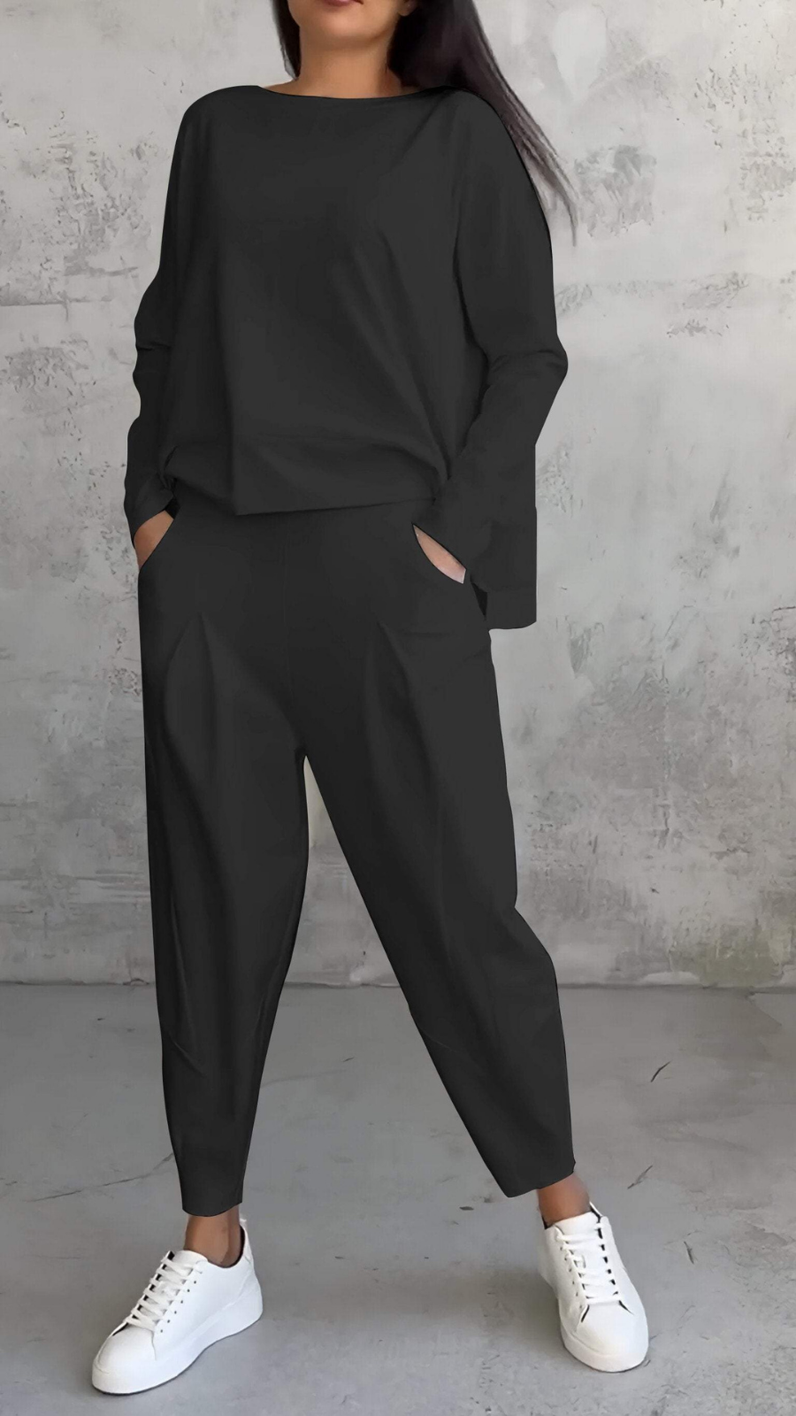 Kira | Women's Cotton-Blend Relaxed Top and Trouser Set