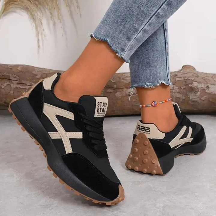 Kira | Women's Orthopedic Non-Slip Retro Lace-Up Sneakers
