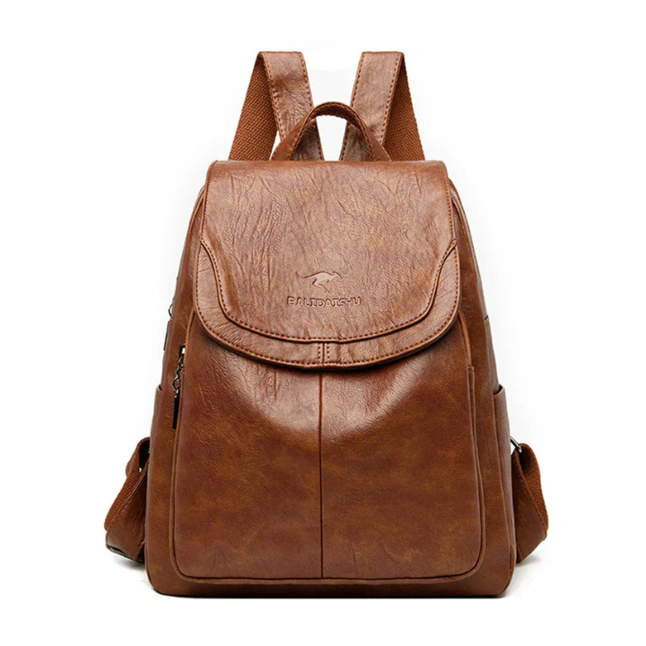 Kodie | Women's Vegan Leather Flap-Top Backpack